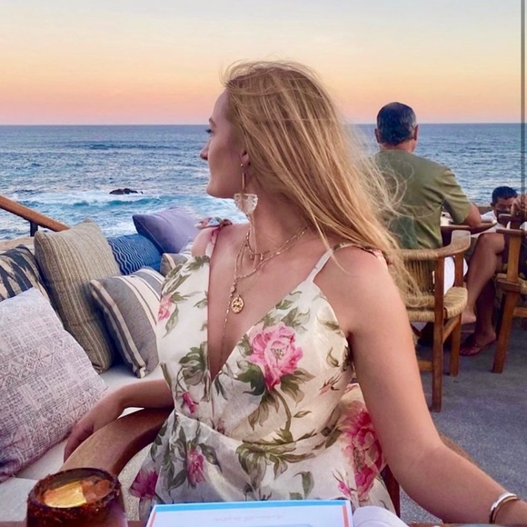 Alice McCall Salvatore Mini Dress- Floral Gold - Picture 2 of 12